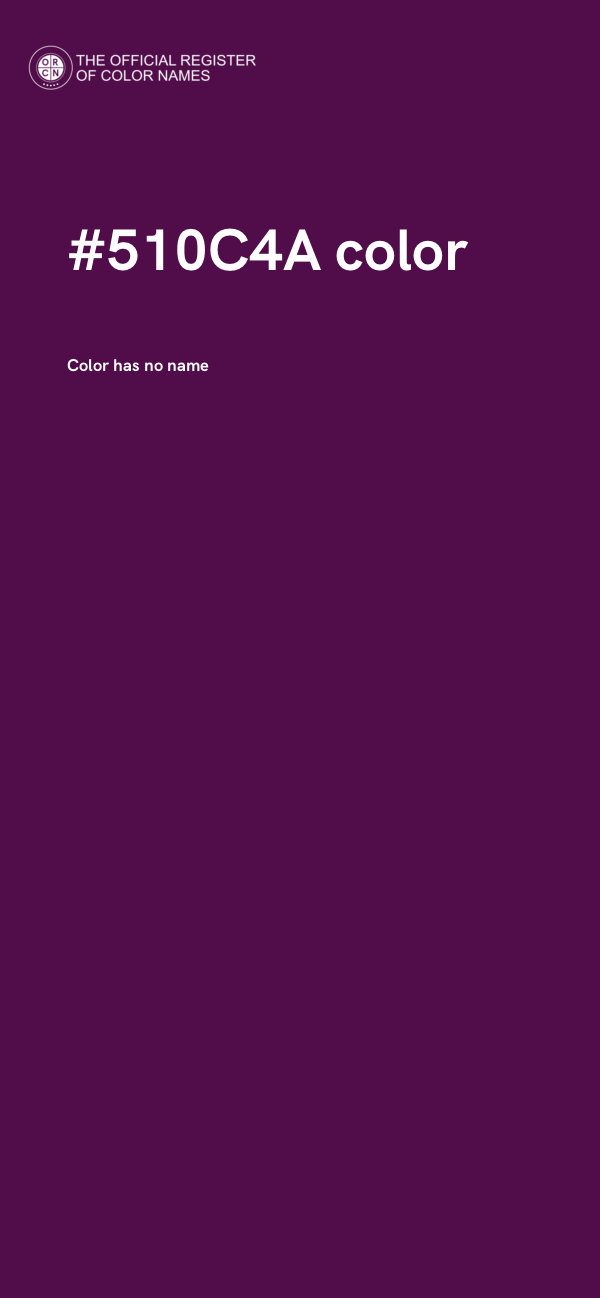 #510C4A color image