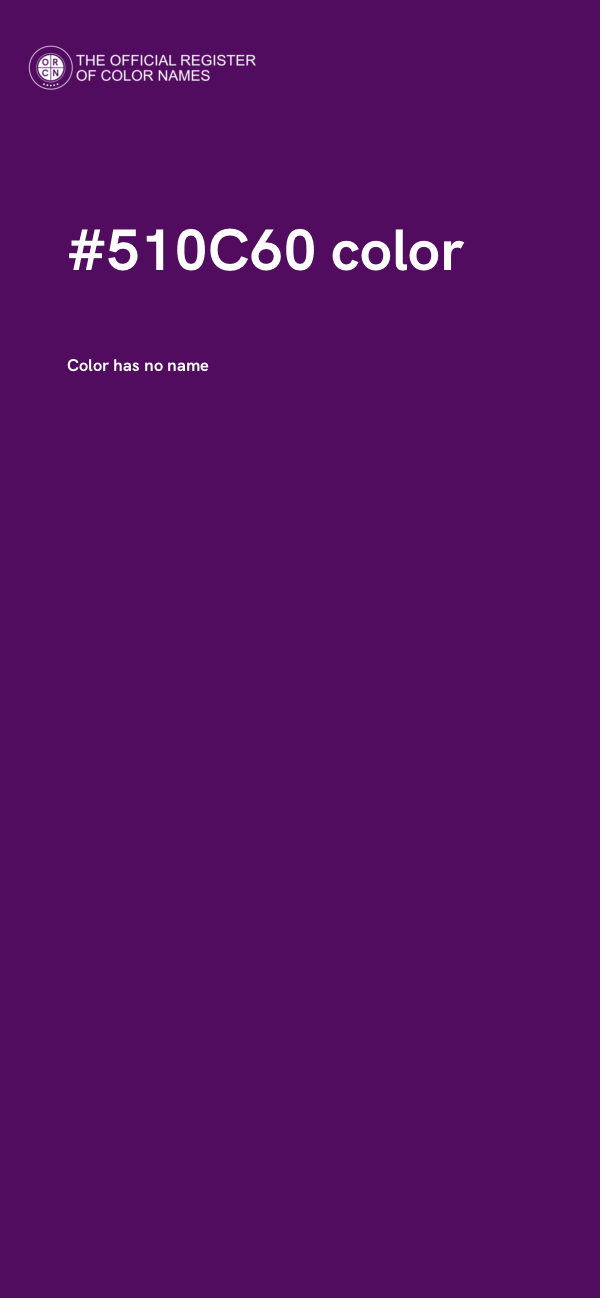 #510C60 color image