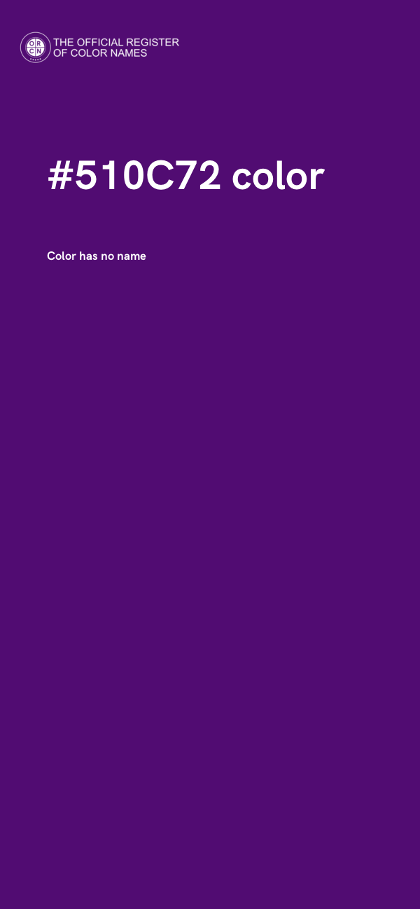 #510C72 color image