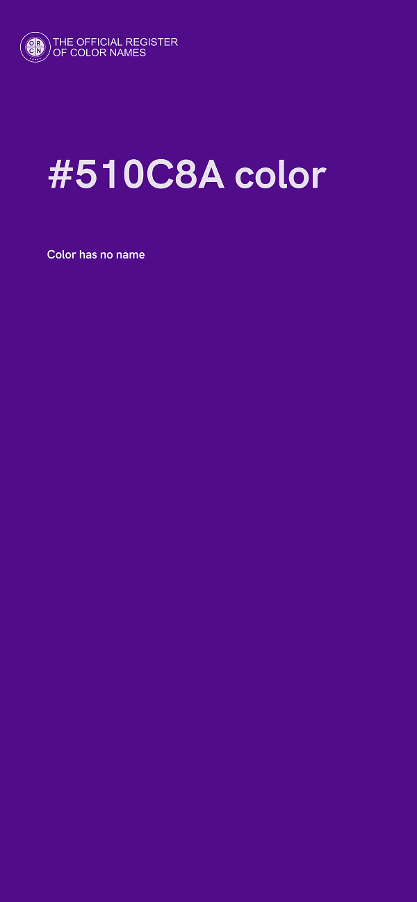 #510C8A color image