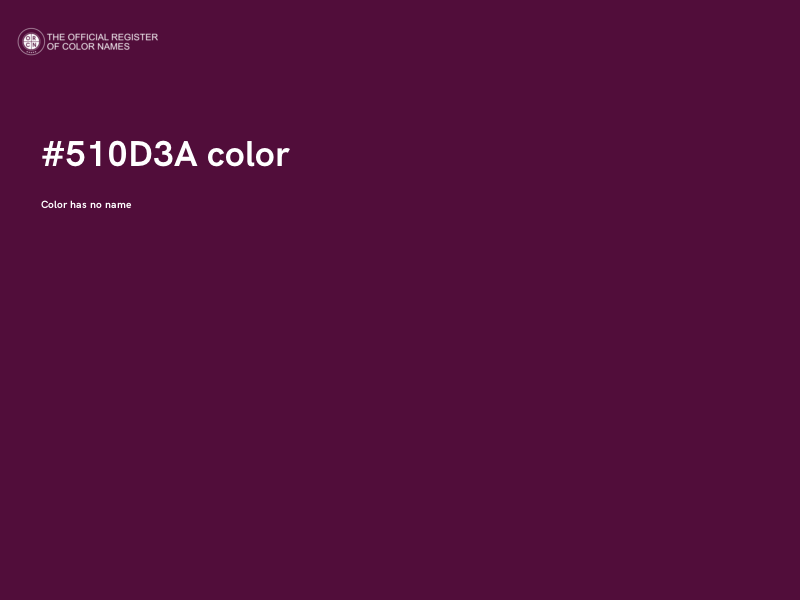 #510D3A color image