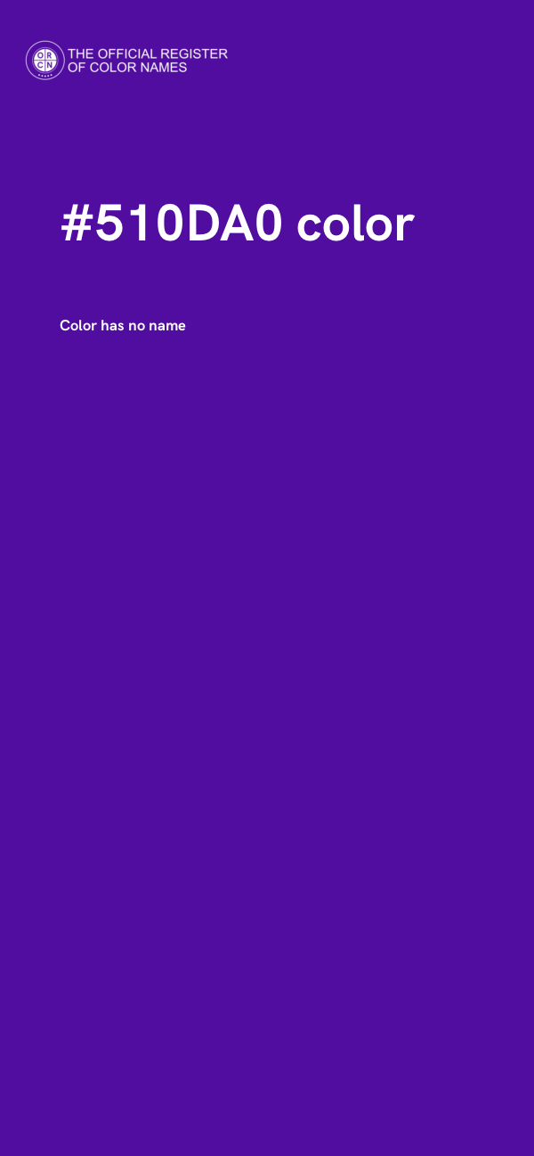 #510DA0 color image