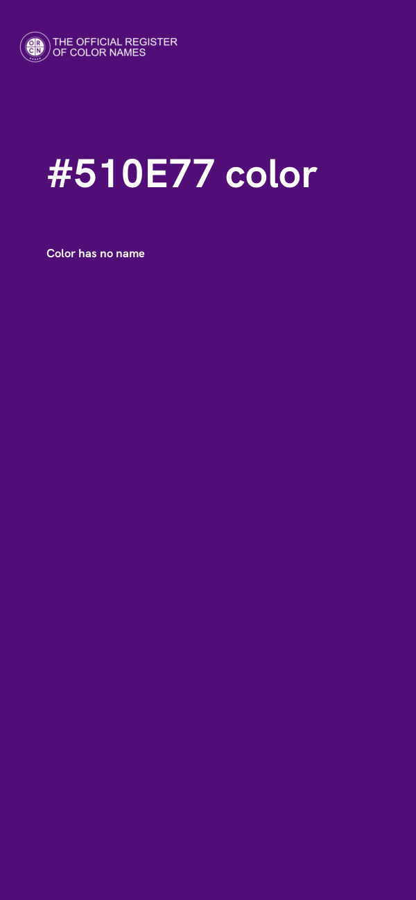 #510E77 color image