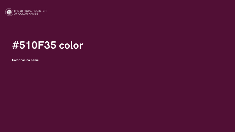 #510F35 color image