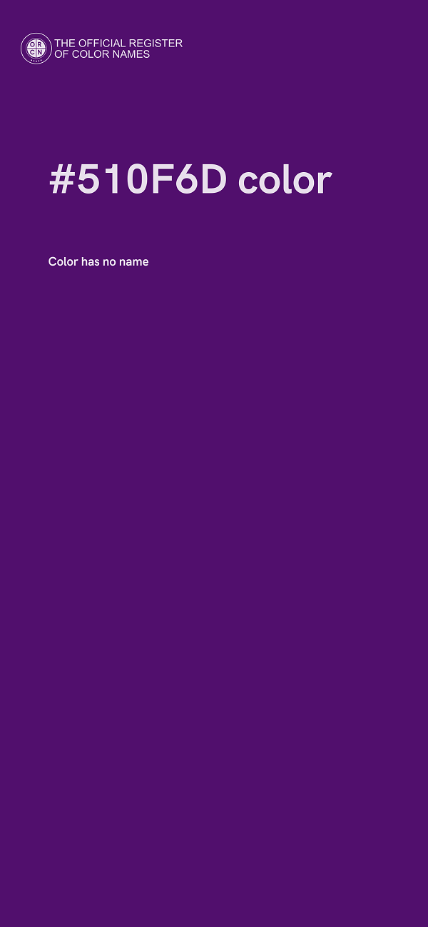 #510F6D color image