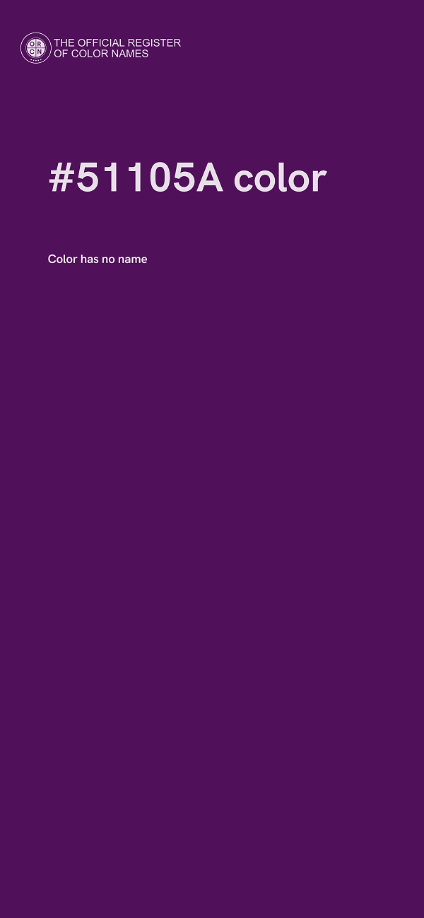 #51105A color image
