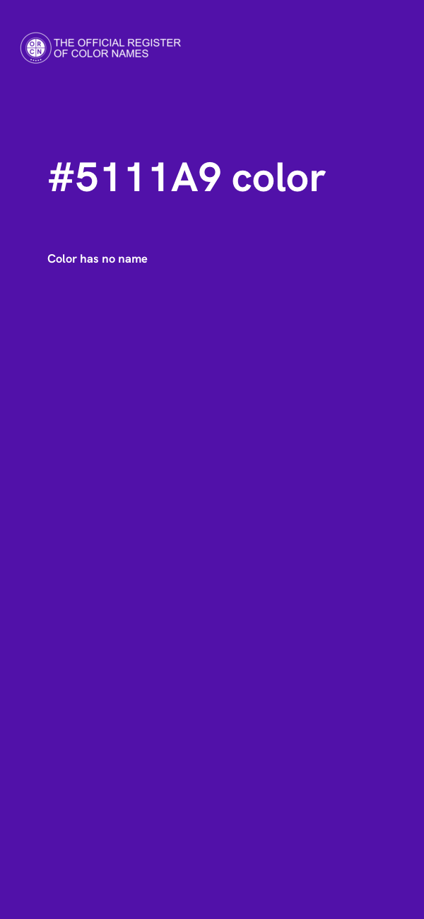 #5111A9 color image
