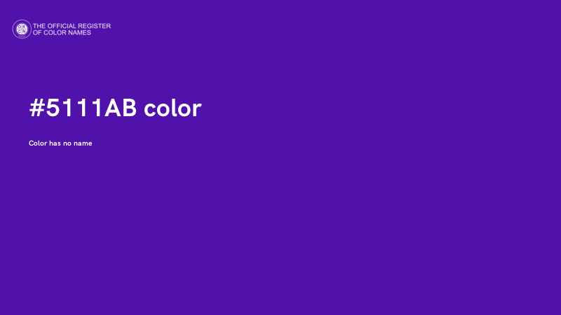 #5111AB color image