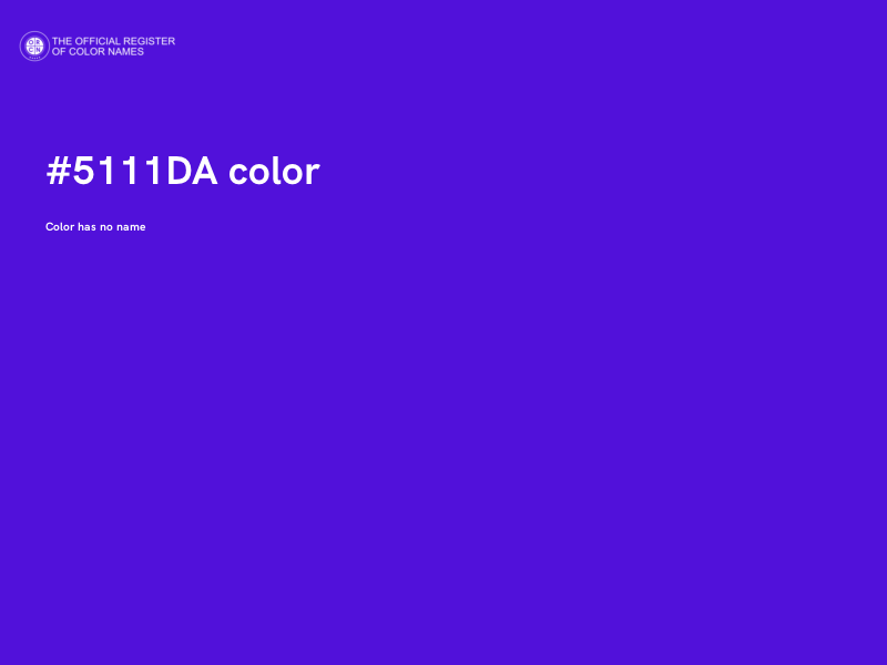 #5111DA color image
