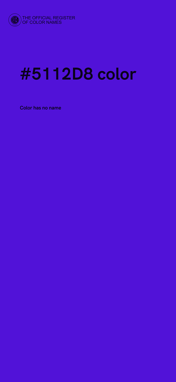 #5112D8 color image