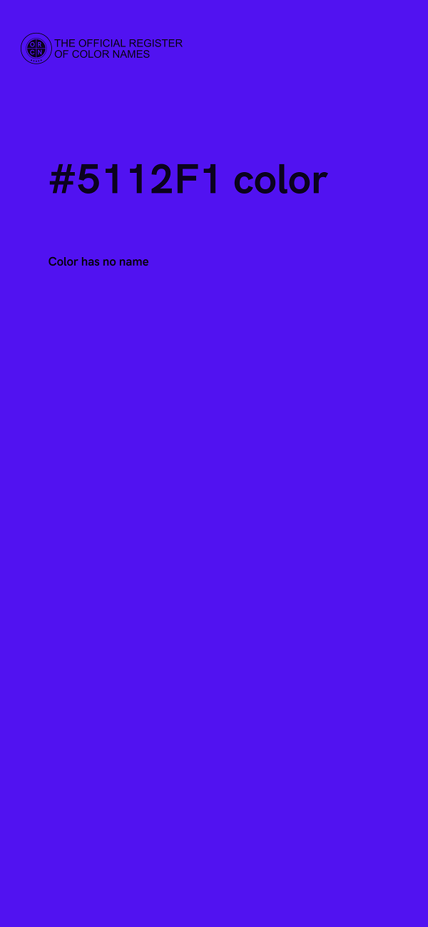 #5112F1 color image