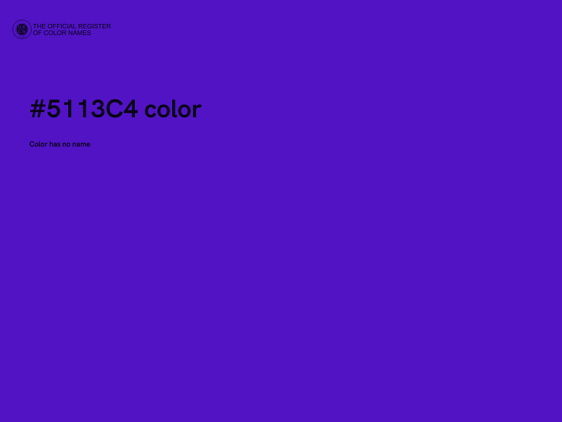 #5113C4 color image