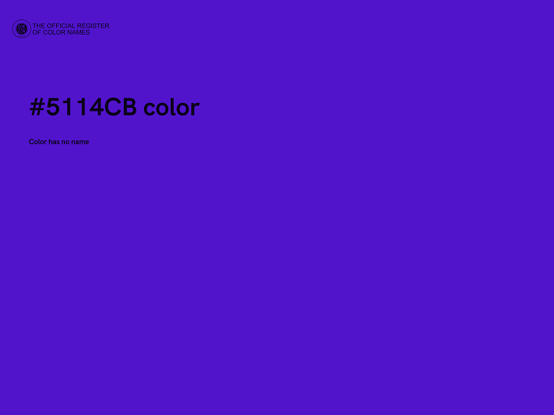 #5114CB color image