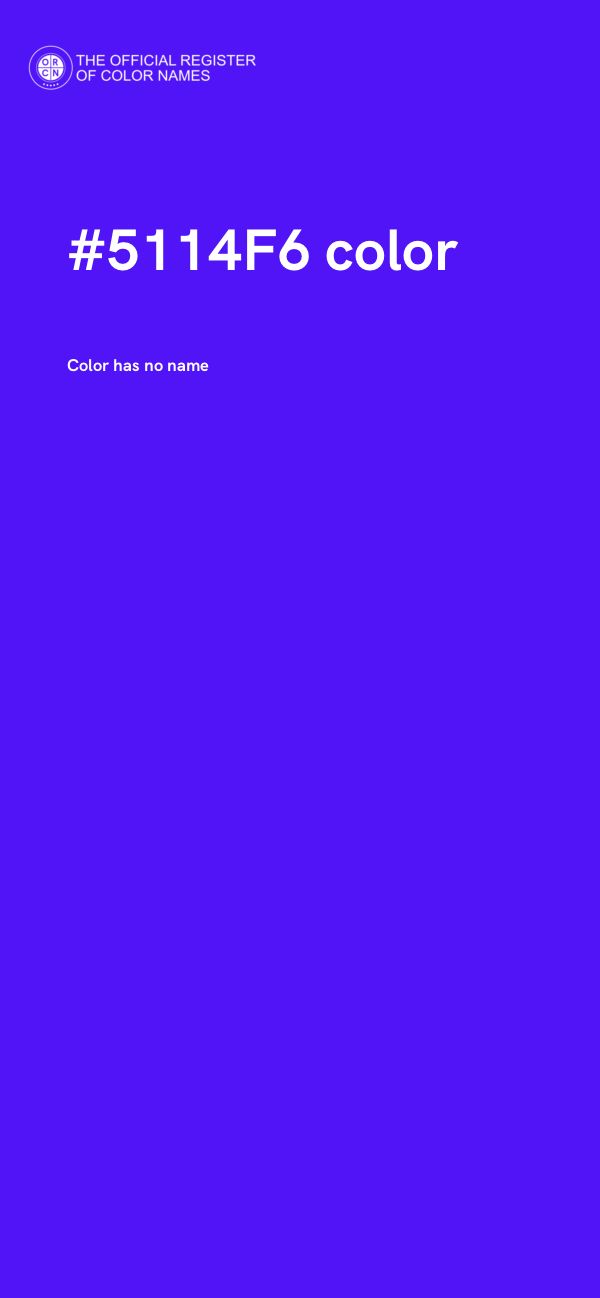 #5114F6 color image