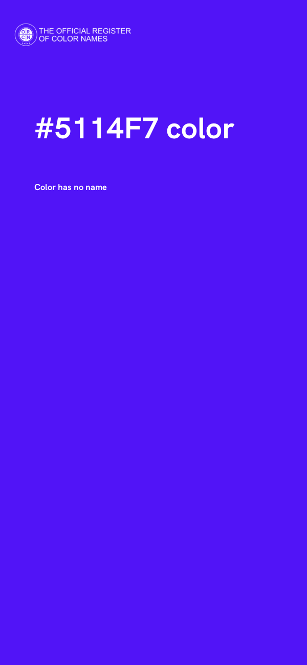 #5114F7 color image
