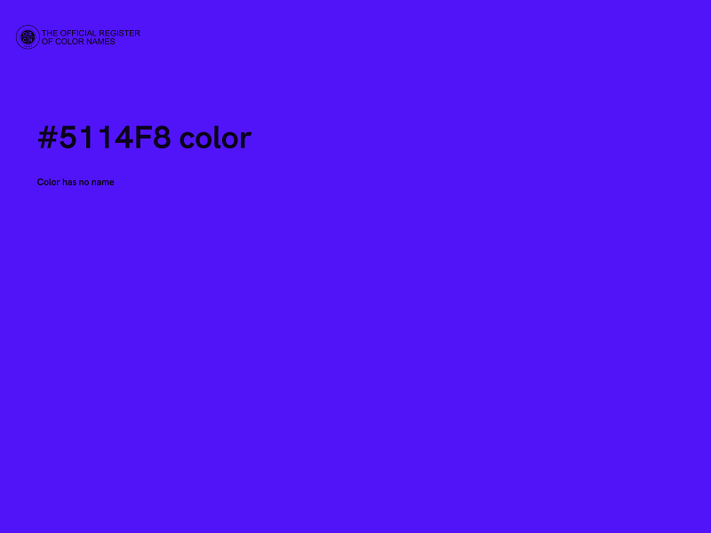 #5114F8 color image