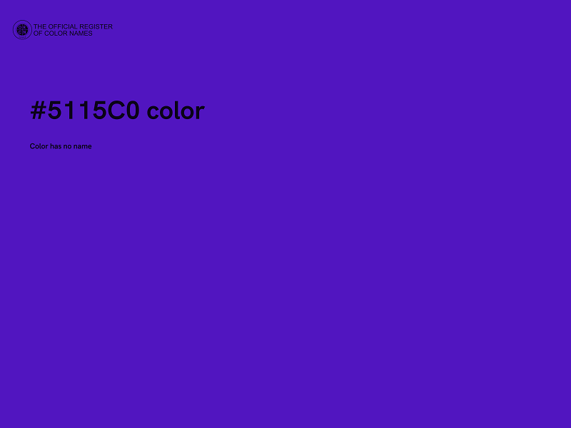 #5115C0 color image