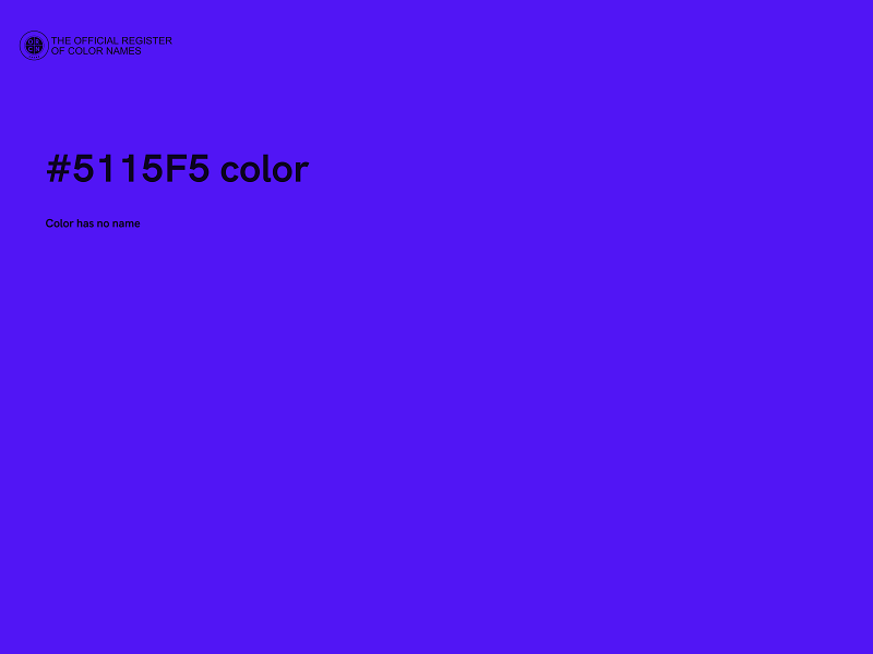 #5115F5 color image