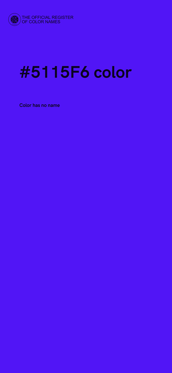 #5115F6 color image