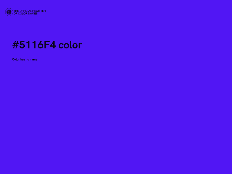 #5116F4 color image
