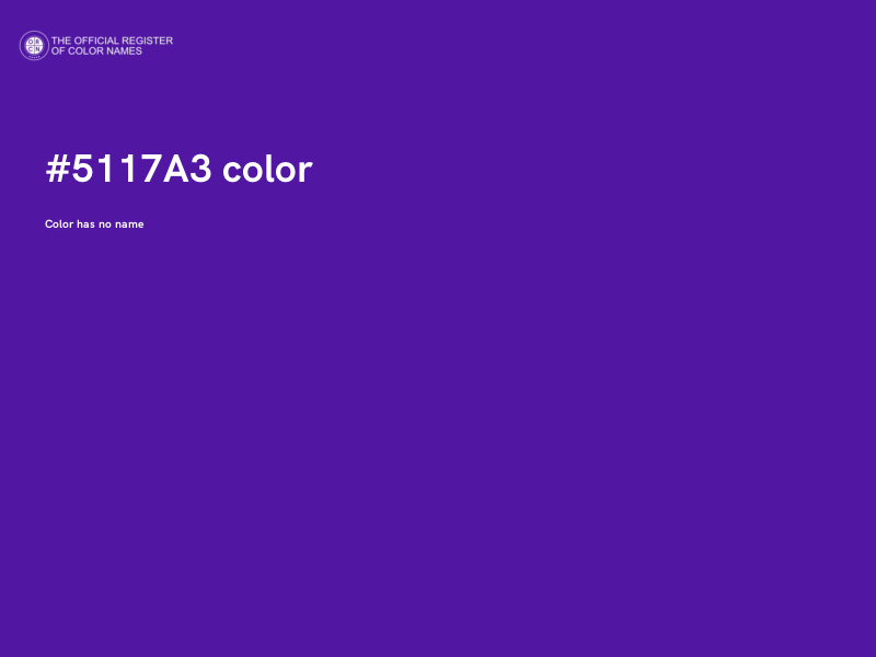 #5117A3 color image