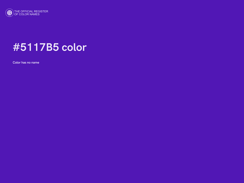 #5117B5 color image