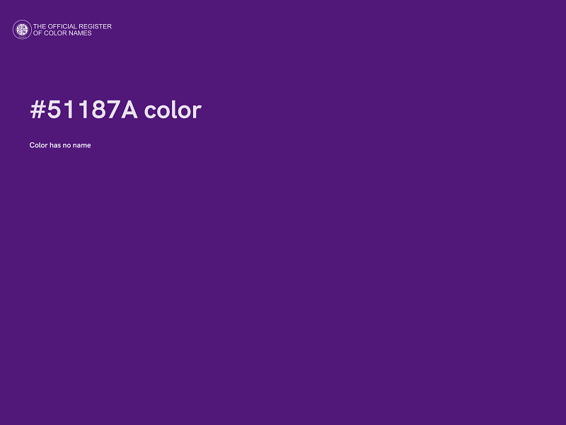 #51187A color image