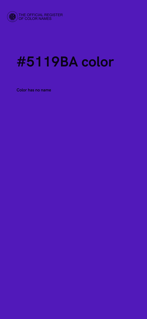#5119BA color image