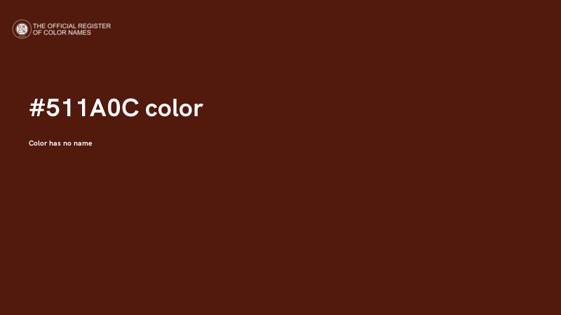 #511A0C color image