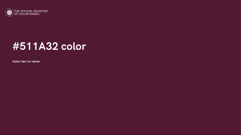 #511A32 color image