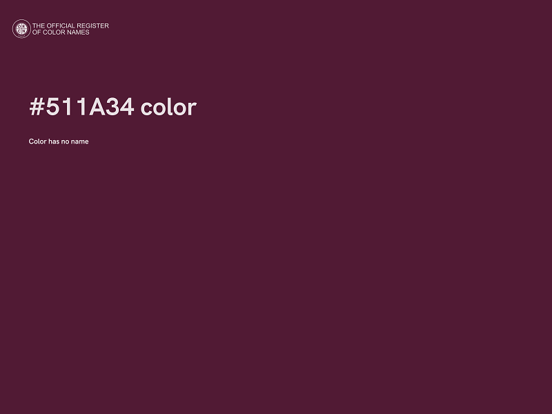 #511A34 color image