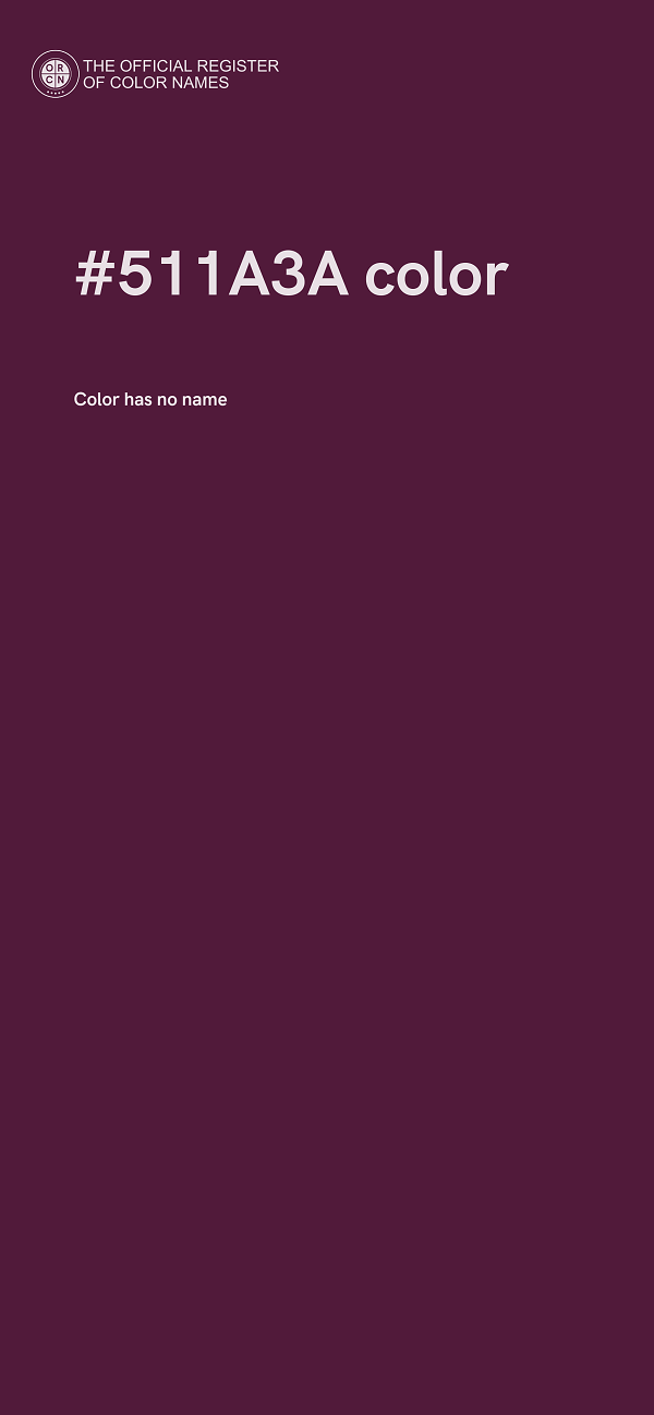 #511A3A color image