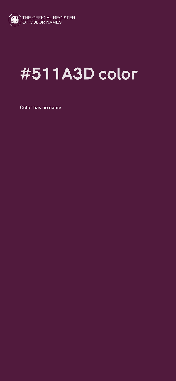 #511A3D color image