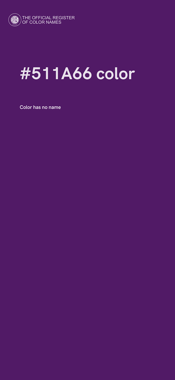 #511A66 color image