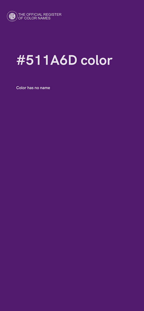 #511A6D color image