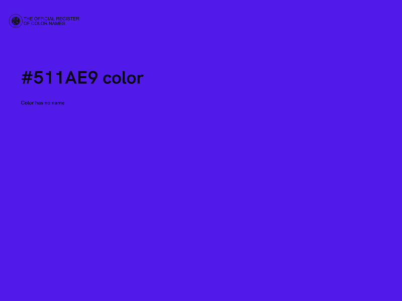 #511AE9 color image