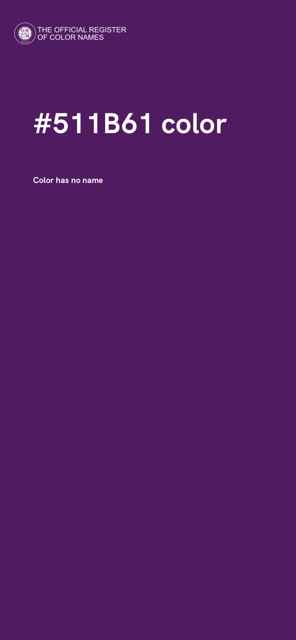 #511B61 color image