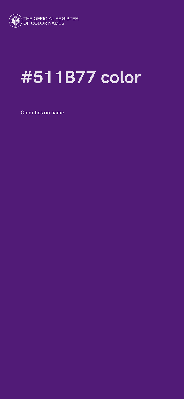 #511B77 color image