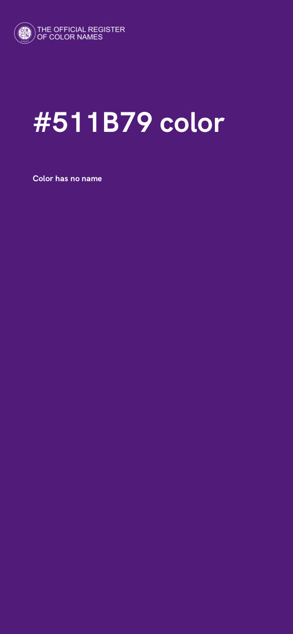 #511B79 color image