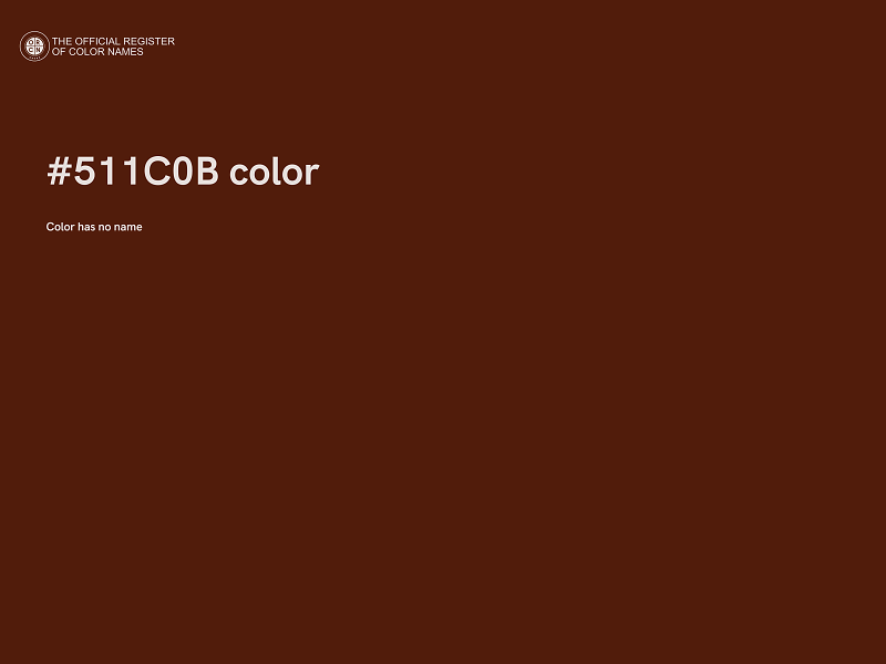 #511C0B color image