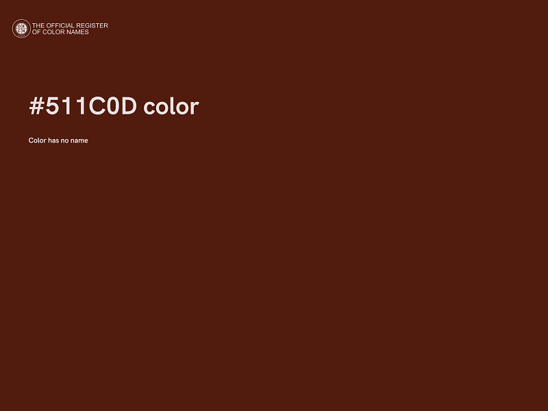 #511C0D color image