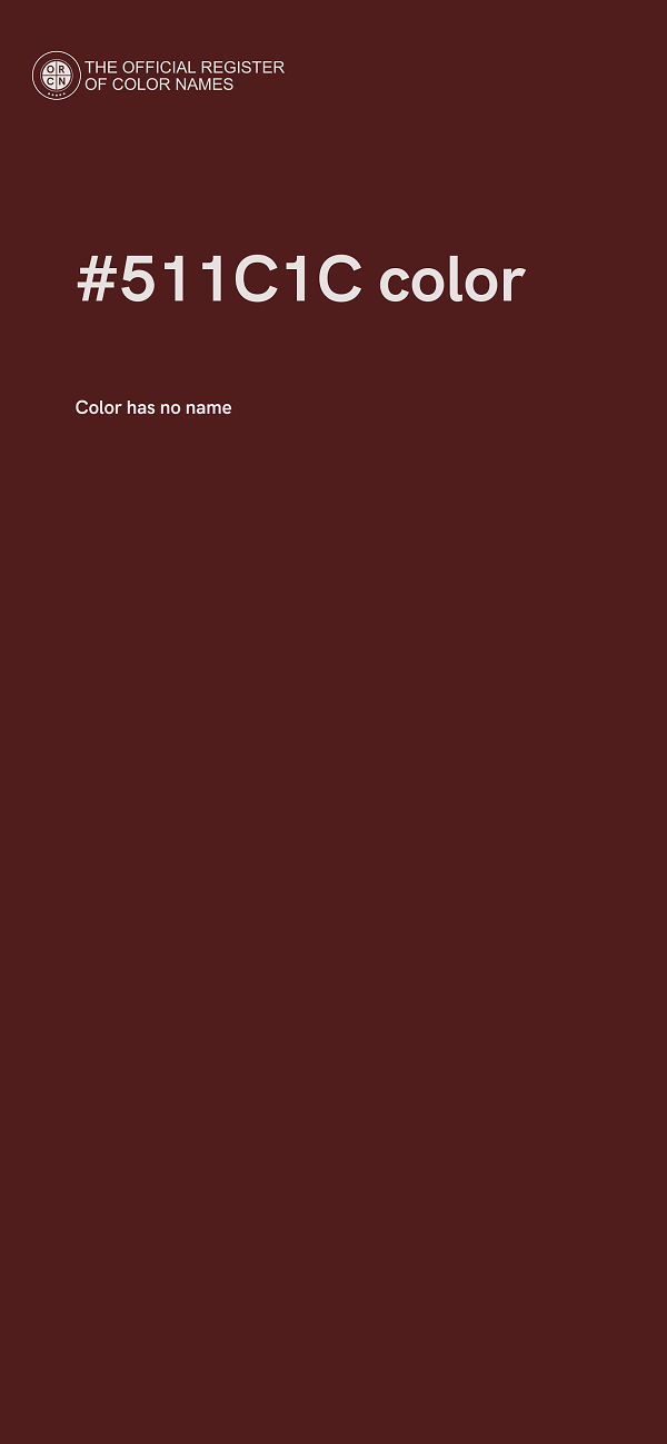 #511C1C color image