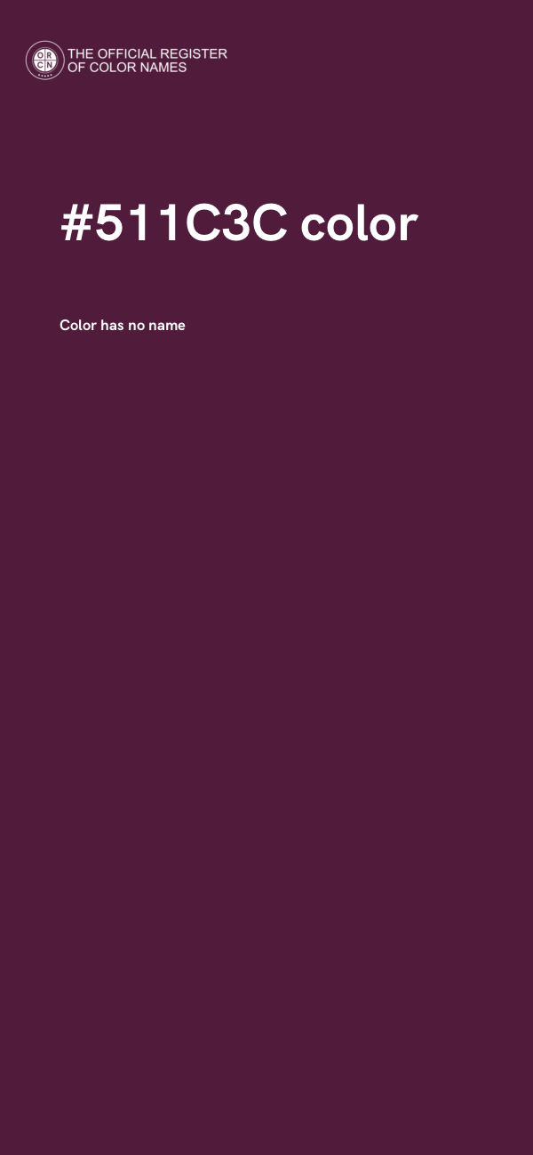 #511C3C color image