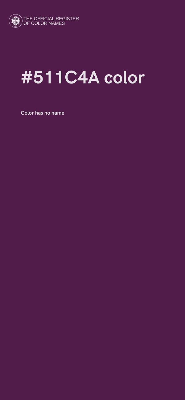 #511C4A color image