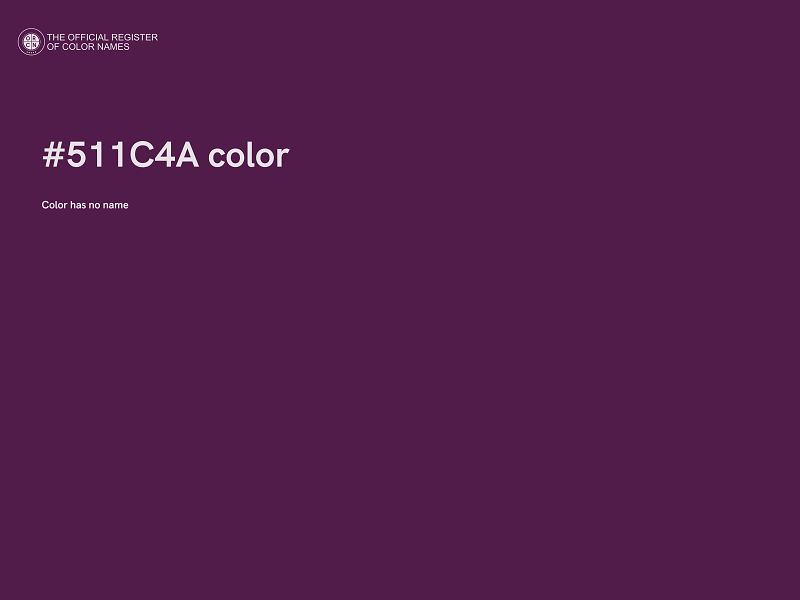 #511C4A color image