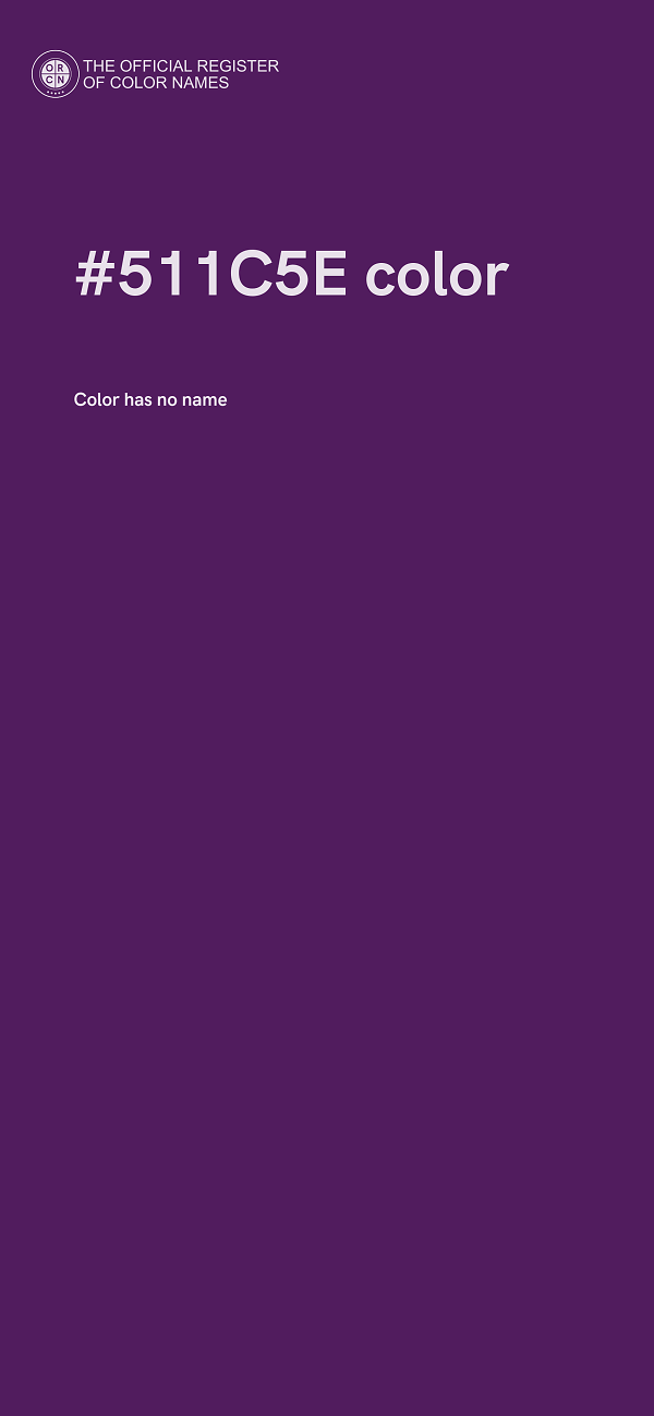 #511C5E color image
