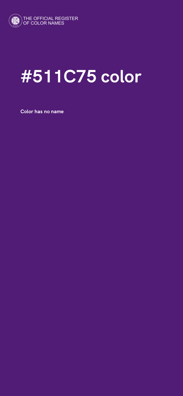 #511C75 color image