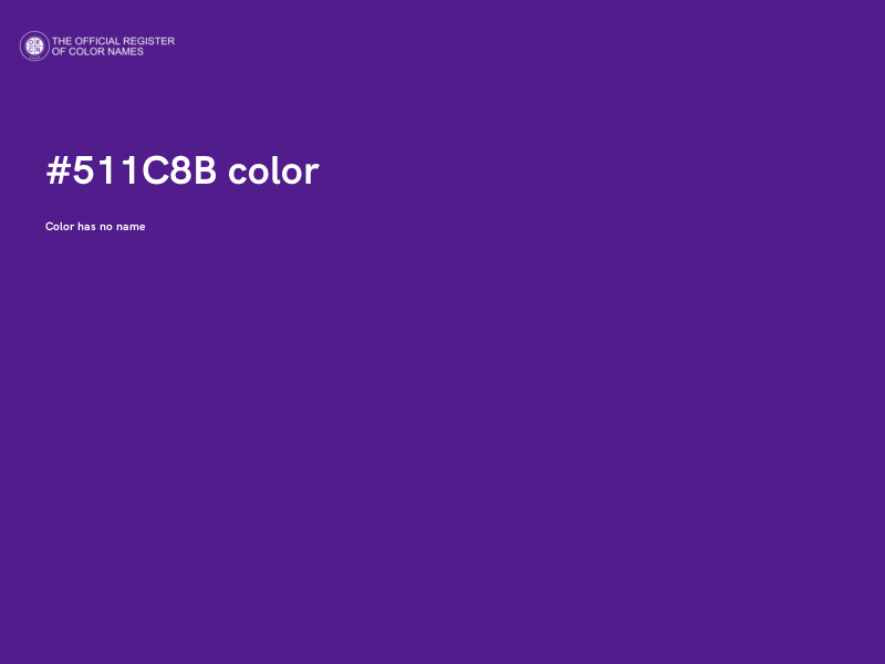 #511C8B color image