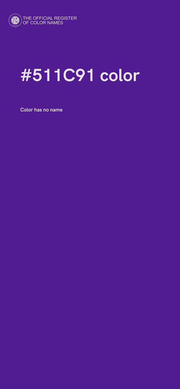 #511C91 color image