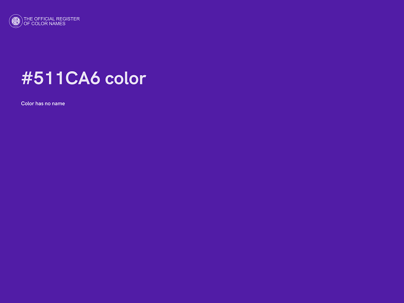 #511CA6 color image